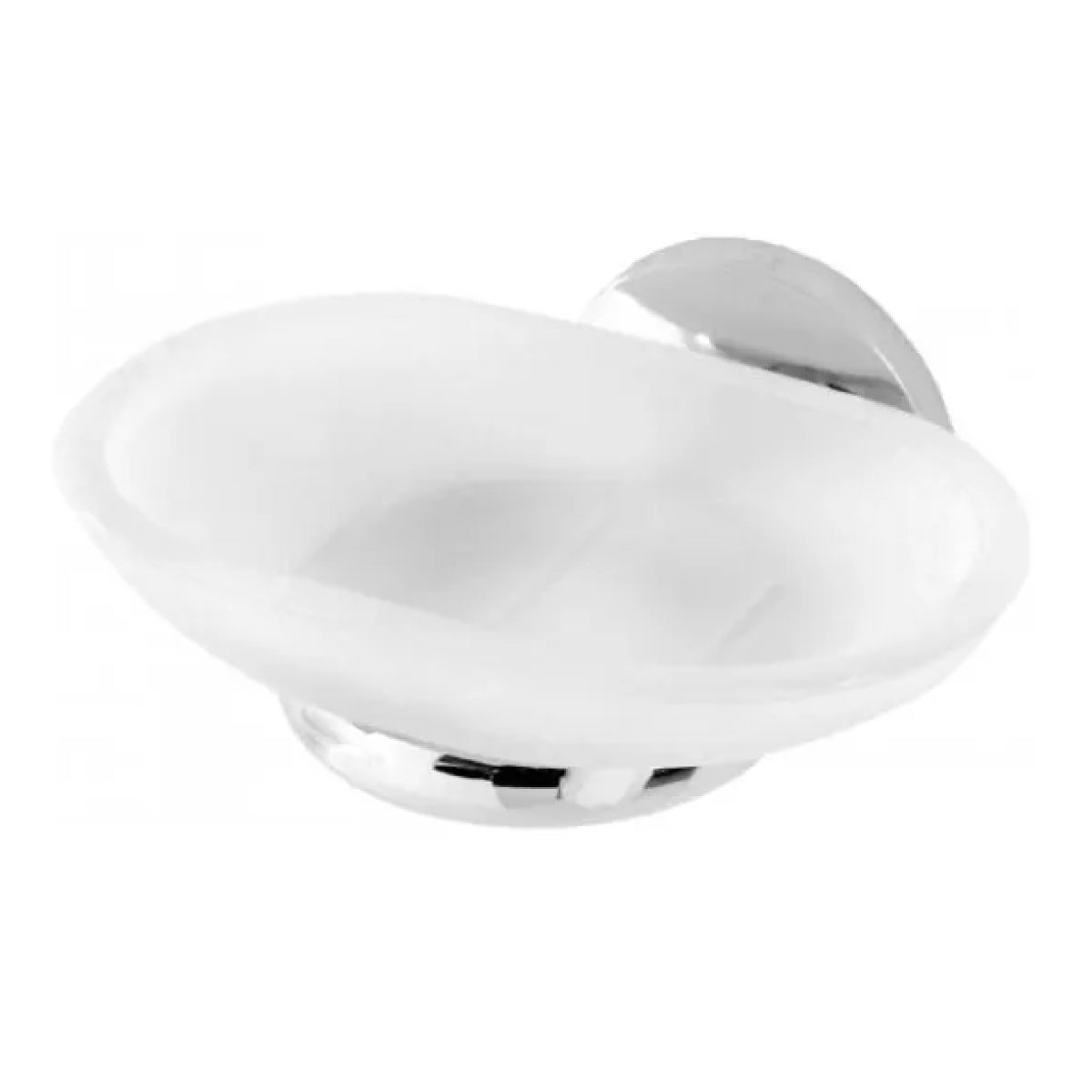 PORTASAPONE IN ACCIAIO CROMATO MODELLO BORA DIM. CM(LXP):13X8 CROMO  Idroweb