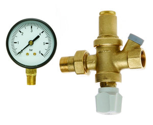 GRUPPO DI RIEMPIMENTO SERIE PESANTE CON RUBINETTO INTERCETTAZIONE - FILTRO EMANOMETRO 1/2   ICMA  S.P.A.