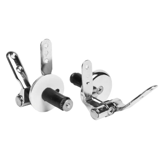 COPPIA CERNIERE IN OTTONE CROMATO    V.CA