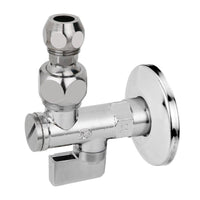 RUBINETTO SOTTOLAVABO COMPACT A SFERA IN OTTONE CROMATO CON FILTRO E SNODO 1/2   VALVOSANITARIA BUGATTI S.P.A.