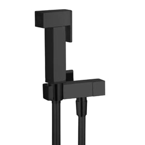 IDROSCOPINO QUADRO CON ARRESTO NERO OPACO ATTACCO 1/2- FLESSIBILE 120CM - NERO OPACO   REMER RUBINETTERIE S.P.A.