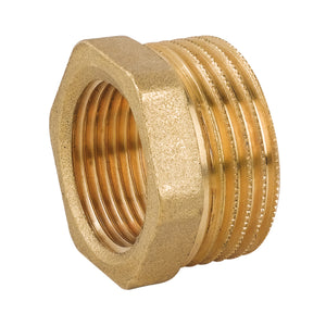 RACCORDO DI RIDUZIONE MASCHIO FEMMINA IN OTTONE GIALLO SERIE 1500 11/2X1   TIEMME RACCORDERIE SPA