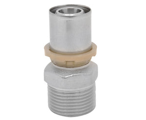 RACCORDO DIRITTO MASCHIO PER TUBO MULTISTRATO A PRESSARE MODELLO SEMPITER 1/2 Ø16X2   ICMA  S.P.A.