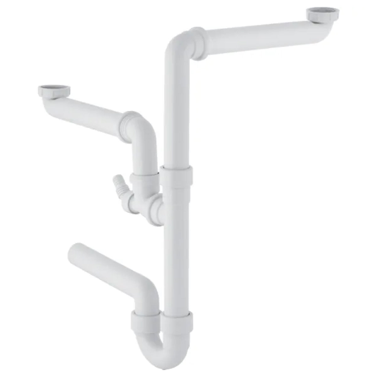 SIFONE 2 VIE SENZA PILETTA ATTACCO LAVASTOVIGLIE PER LAVELLO IN ACCIAIO 11/2X40   GEBERIT