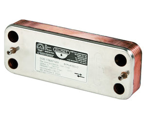 SCAMBIATORE SALDOBRASATO PER CALDAIA MURALE PIASTRE 12   ZILMET SPA