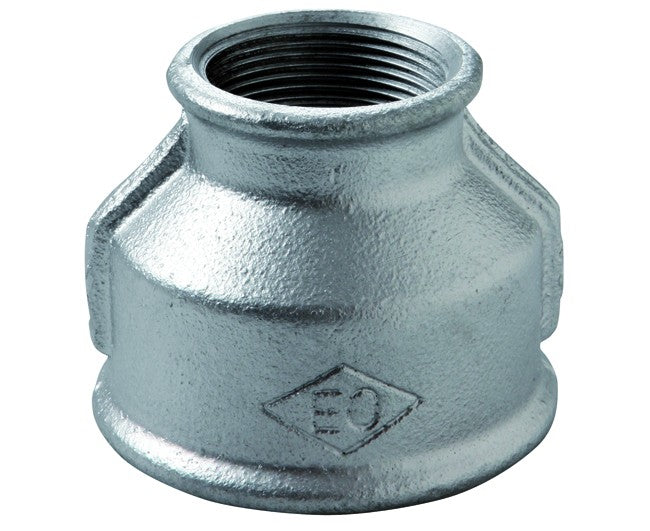 RACCORDO RIDOTTO FEMMINA FEMMINA IN GHISA MALLEABILE ZINCATO 11/2x11/4   GEORG FISHER