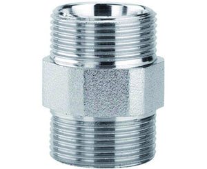 RACCORDO DIRITTO INTERMEDIO IN OTTONE CROMATO M 24x19   ARTECLIMA S.R.L.