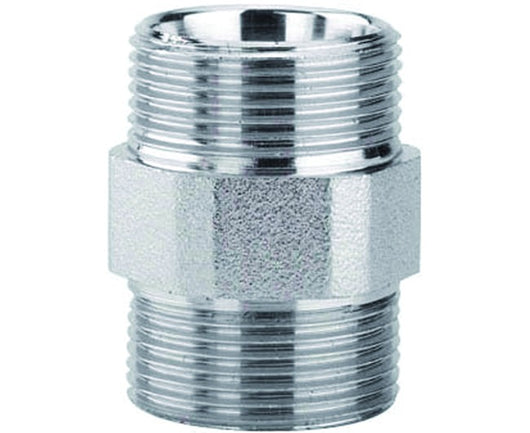 RACCORDO DIRITTO INTERMEDIO IN OTTONE CROMATO M 24x19   ARTECLIMA S.R.L.