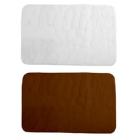 TAPPETINO DA BAGNO MODELLO GALETS CM.40X60  CHOCOLATE   Idroweb