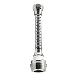 AERATORE CON PROLUNGA A SNODO IN ACCIAIO CROMATO E RACCORDO IN OTTONE PER MISCELATORE