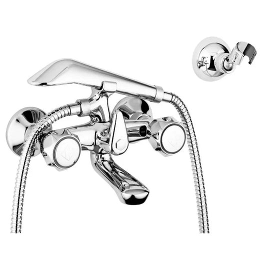 GRUPPO VASCA ESTERNO CON DOCCIA SERIE DANUBIO ATTACCO DUPLEX E FLESSIBILE MT 1,5   RUBINETTERIA PAFFONI Spa