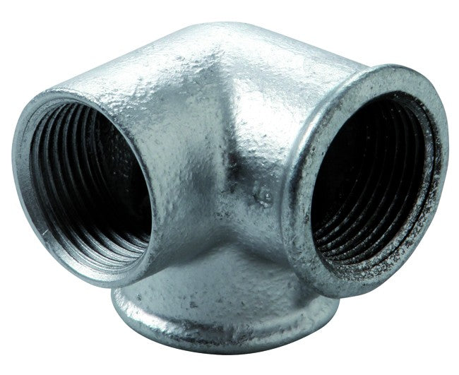 RACCORDO A 3 VIE FEMMINA IN GHISA MALLEABILE ZINCATO 3/4   GEORG FISHER