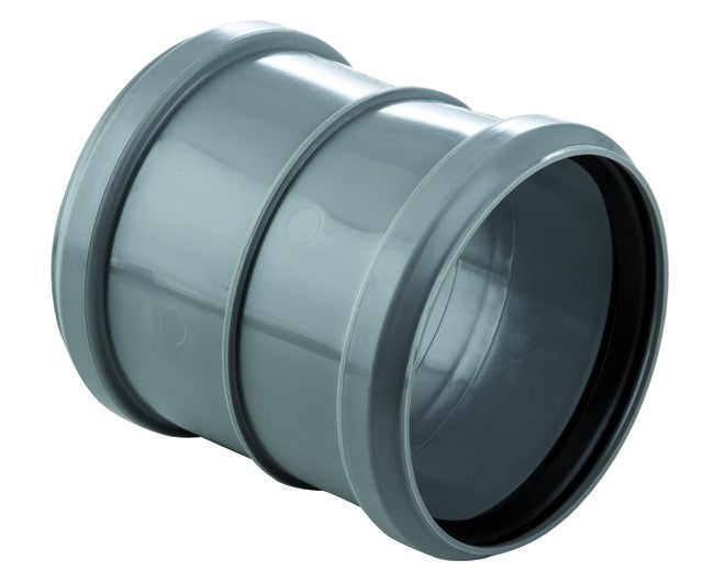 MANICOTTO DOPPIO BICCHIERE AD INNESTO SCORREVOLE IN PP CON GUARNIZIONE SERIE ED TECH ø125   WAVIN ITALIA S.P.A.