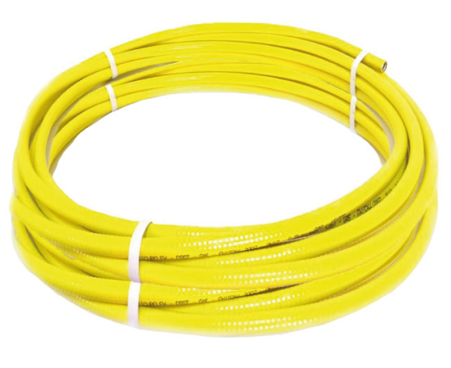 TUBO FLESSIBILE CORRUGATO IN ACCIAIO INOX RIVESTITO PER GAS ø16 3/4-20 MT 20