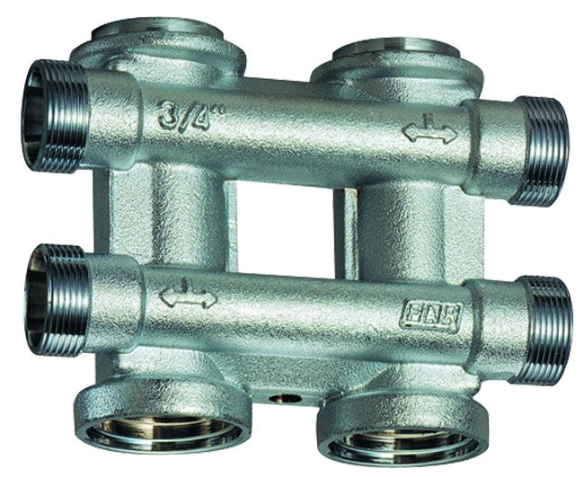 COLLETTORE COMPLANARE IN OTTONE PER RISCALDAMENTO 3/4   FAR RUBINETTERIE