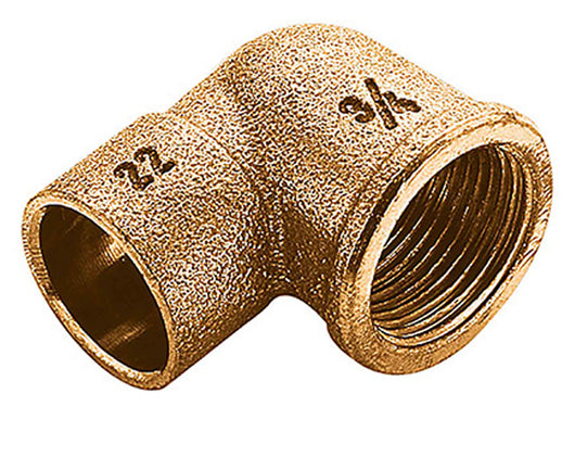 RACCORDO CURVO A SALDARE FEMMINA IN BRONZO SERIE 4000 3/4 ø16   FRA-BO SPA
