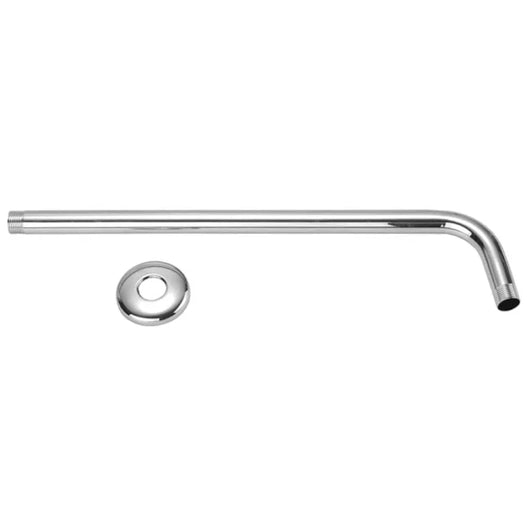 BRACCIO DOCCIA TONDO IN OTTONE CROMATO 1/2 - 42 CM