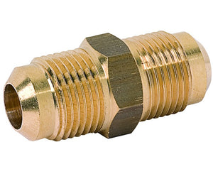 GIUNTO RIDOTTO IN OTTONE MASCHIO MASCHIO PER CONDIZIONAMENTO 3/8x1/2    PETTINAROLI