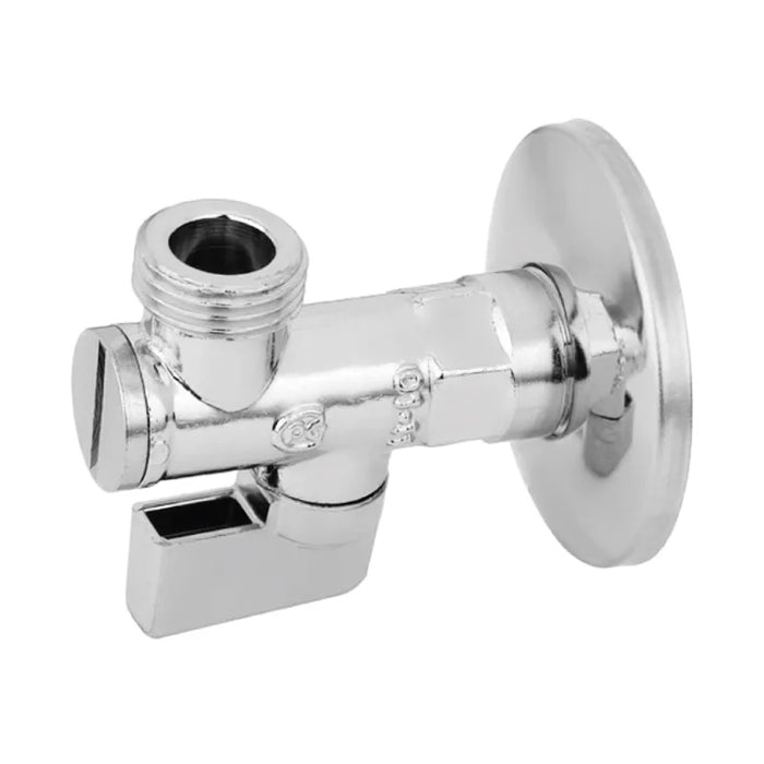 RUBINETTO SOTTOLAVABO COMPACT A SFERA IN OTTONE CROMATO CON FILTRO 3/8   VALVOSANITARIA BUGATTI S.P.A.