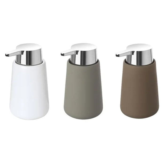 DOSASAPONE IN CERAMICA MODELLO SIDNEY DIM. CM(LXPXH):ø8Xø8X14 GRIGIO   Idroweb