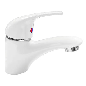 RUBINETTO MISCELATORE MONOCOMANDO PER LAVABO SERIE NETTUNO BIANCO SCARICO 11/4   RUBINETTERIA PAFFONI Spa