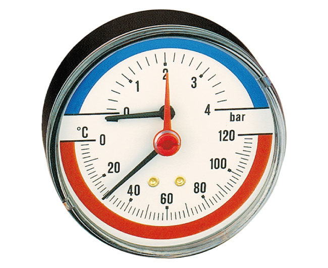 TERMOMANOMETRO 0-4 BAR MAX 120  GRADI   CALEFFI SPA