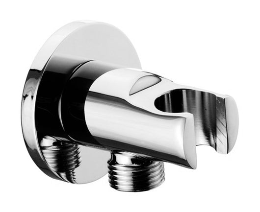 PRESA ACQUA TONDA A MURO C/SUPPORTO  PER DOCCETTA IN OTTONE CROMATO 1/2   REMER RUBINETTERIE S.P.A.