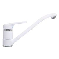 RUBINETTO MISCELATORE MONOCOMANDO PER LAVELLO BIANCO SERIE NETTUNO BIANCO LUCIDO 3/8   RUBINETTERIA PAFFONI Spa