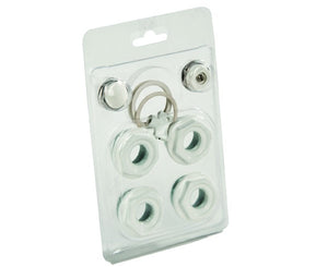 KIT TAPPO/RIDUZIONE PER RADIATORE IN ALLUMINIO 1X1/2