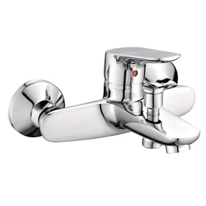 Rubinetto miscelatore monocomando vasca esterno con doccia serie violet  C/attacco duplex - flex 1,5mt