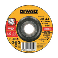 DISCO PER IL TAGLIO SU METALLO A CENTRO DEPRESSO ø230 MM SP 2,8MM   BLACK & DECKER ITALIA