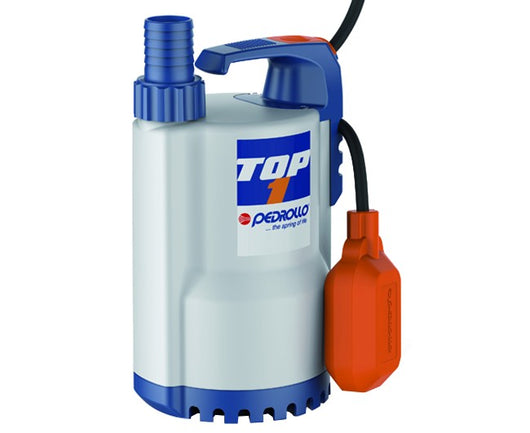 Elettropompa sommergibile per acque chiare HP 0,33 KW 0,25 230V TOP1 Pedrollo