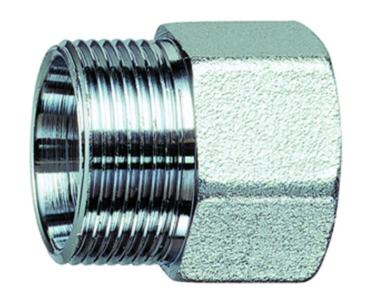 RACCORDO DIRITTO FEMMINA IN OTTONE CROMATO 3/4 ø18 C/KIT RAME M 24X19   FAR RUBINETTERIE