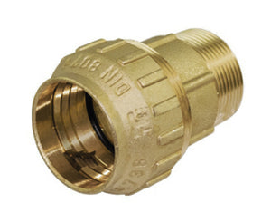 RACCORDO DRITTO IN OTTONE MASCHIO ø50X11/2   TIEMME RACCORDERIE SPA