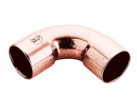 RACCORDO CURVO RAME 90  ° A SALDARE FEMMINA FEMMINA SERIE 5000  EE ¸35   FRA-BO SPA