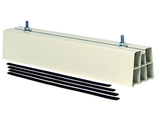 Base a pavimento singola in pvc 450 x 80 x 90 mm - vecamco