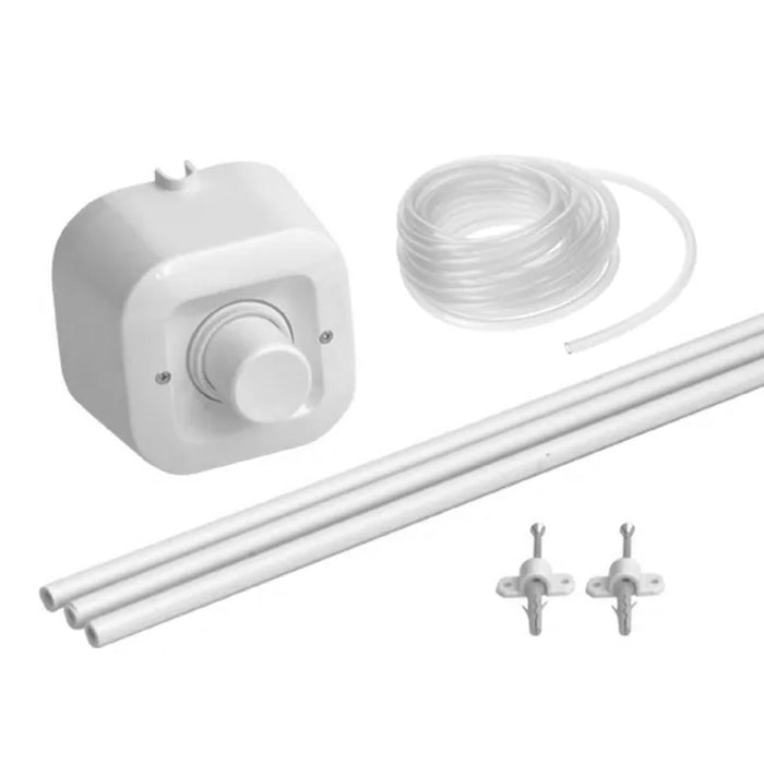 PULSANTE PNEUMATICO PER CASSETTE ESTERNE BIANCO   KARIBA SPA