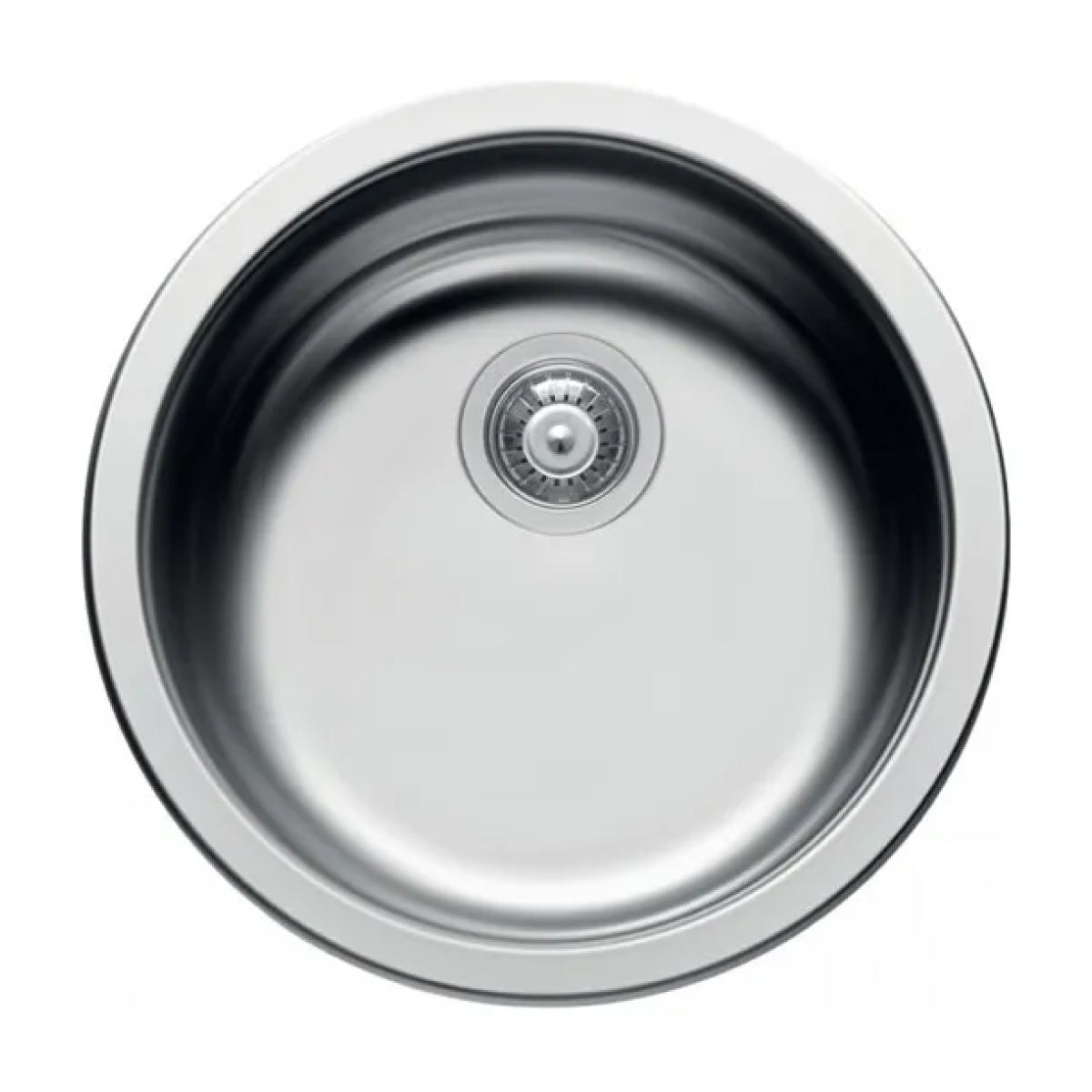 LAVELLO TONDO 1 VASCA IN ACCIAIO INOX MODELLO SKY ROUND 435 CM.43   ELLECI