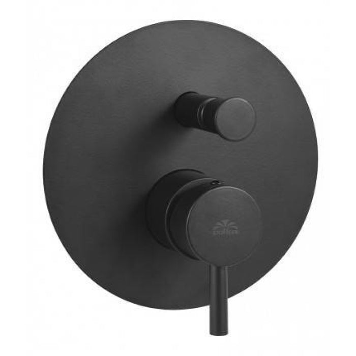 Rubinetto miscelatore monocomando incasso doccia 2 uscite serie light nero opaco  1/2 - nero opaco  Rubinetteria paffoni spa