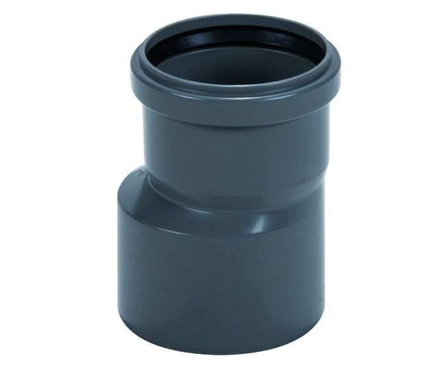 AUMENTO ECCENTRICO MASCHIO FEMMINA AD INNESTO IN PP CON GUARNIZIONE Ø90M/Ø75F  Idroweb