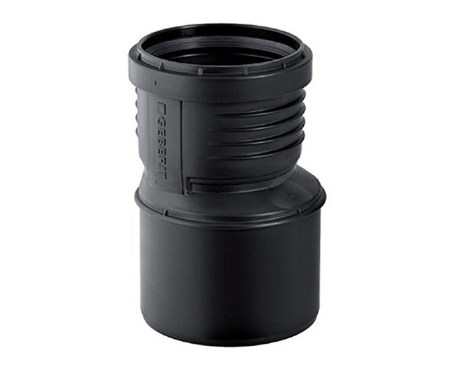 RIDUZIONE ECCENTRICA MASCHIO FEMMINA AD INNESTO IN PP CON GUARNIZIONE SERIE SILENT 90 M/50 F   GEBERIT