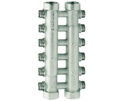 COLLETTORE COMPLANARE IN OTTONE PER RISCALDAMENTO 3/4*1/2 6+6   ITAP s.p.a.