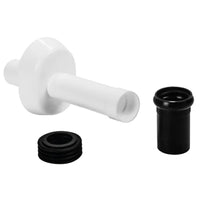 CANOTTO DI ALLACCIAMENTO CON ROSONE BIANCO Ø 40/44   SCHWAB