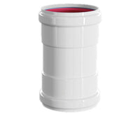 MANICOTTO ALLUMINIO ESTRUSO BIANCO 13CM ø80   PUCCI SRL