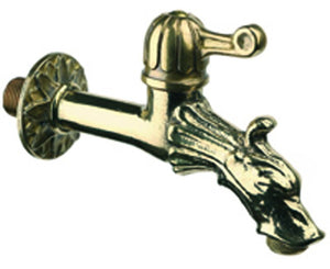 RUBINETTO ARTISTICO IN OTTONE CON LEVA 1/2   R.M. MANFREDI SNC DI MANFREDI