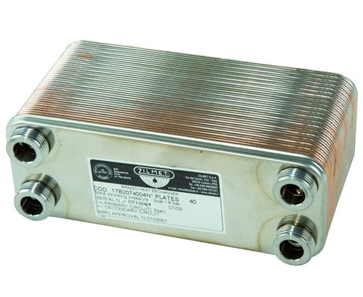 SCAMBIATORE SALDOBRASATO PER USO GENERICO IN ACCIAIO INOX 316L PIASTRE 40   ZILMET SPA