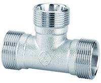 RACCORDO A T INTERMEDIO IN OTTONE CROMATO ø18 C/KIT RAME M 24X19   ARTECLIMA S.R.L.