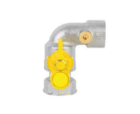 VALVOLA ARRESTO A SFERA IN OTTONE A SQUADRA CON FARFALLA E PRESA PRESSIONE PER GAS FEMMINA FEMMINA 1   ENOLGAS BONOMI SPA