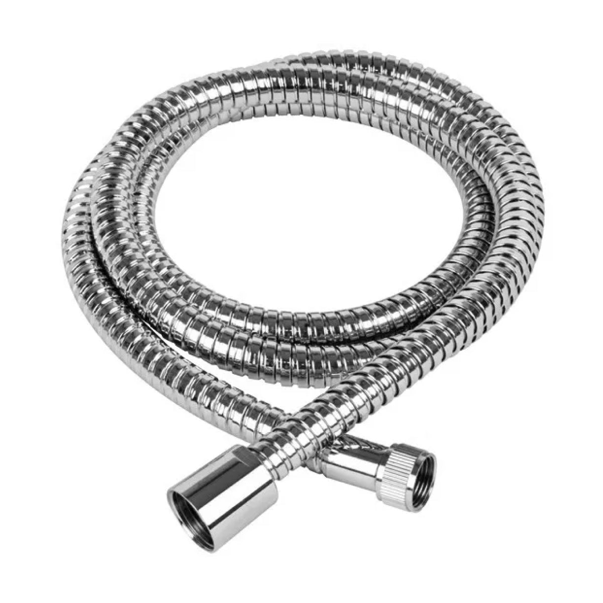 LACCIO DOCCIA FLESSIBILE IN ACCIAIO INOX CON DOPPIO ATTACCO RIDOTTO M3/8  F1/2 CM 150 Idroweb