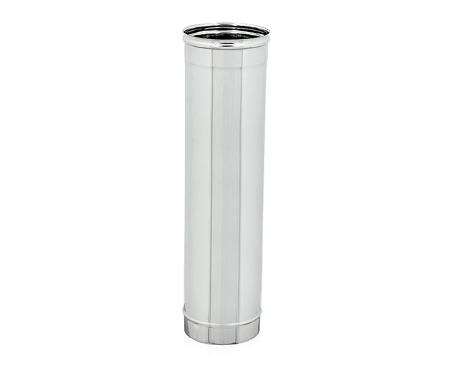 CANNA FUMARIA MONOPARETE IN ACCIAIO INOX AISI 304 MM 500 ø100 SP 0,5 MM   EUROPROFIL SRL